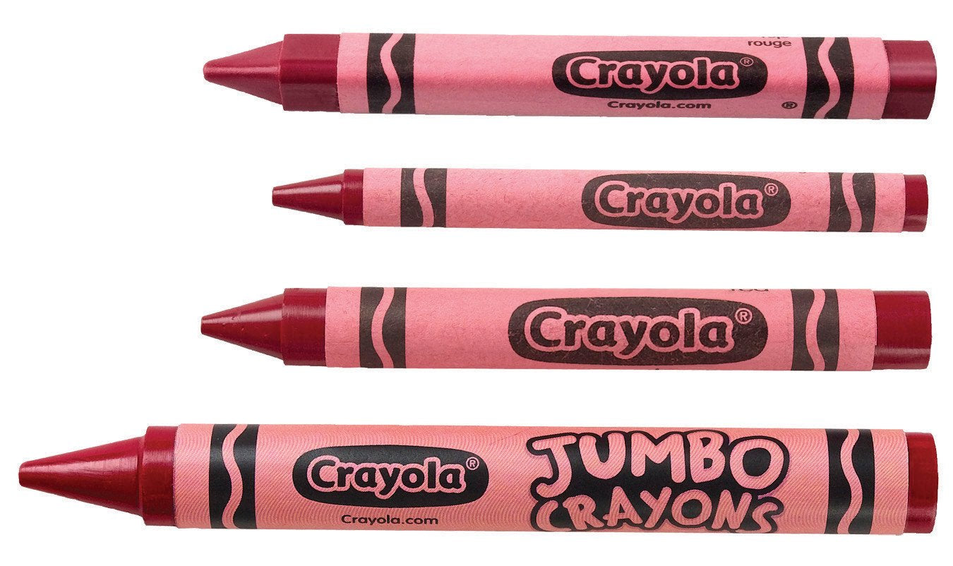 Crayola Jumbo Crayons - Full Case Of 24 Units x 8 Crayons Per Pack