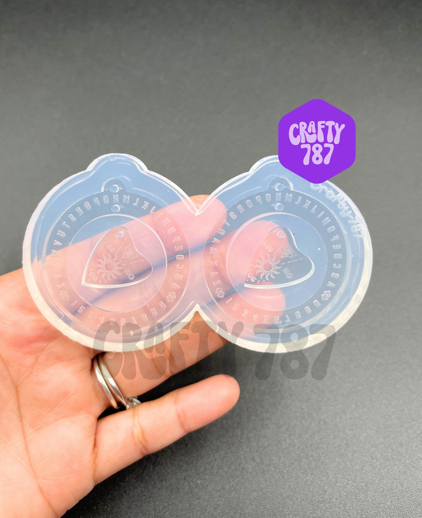 Ouija Earring Silicone Mold