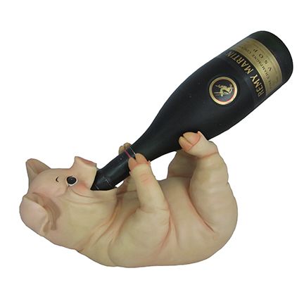 Pig Wine Holder Prop Resin Statue Michaels