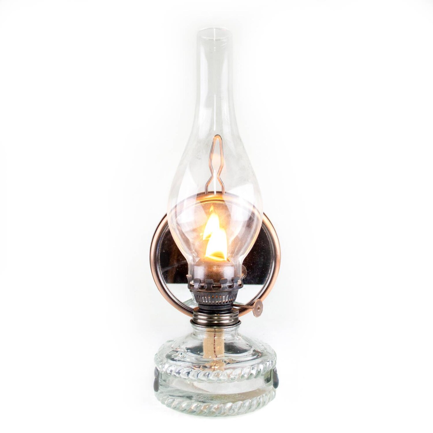 Lehman's Oil Lamp with Reflector - Securely Mounts to Wall or Can