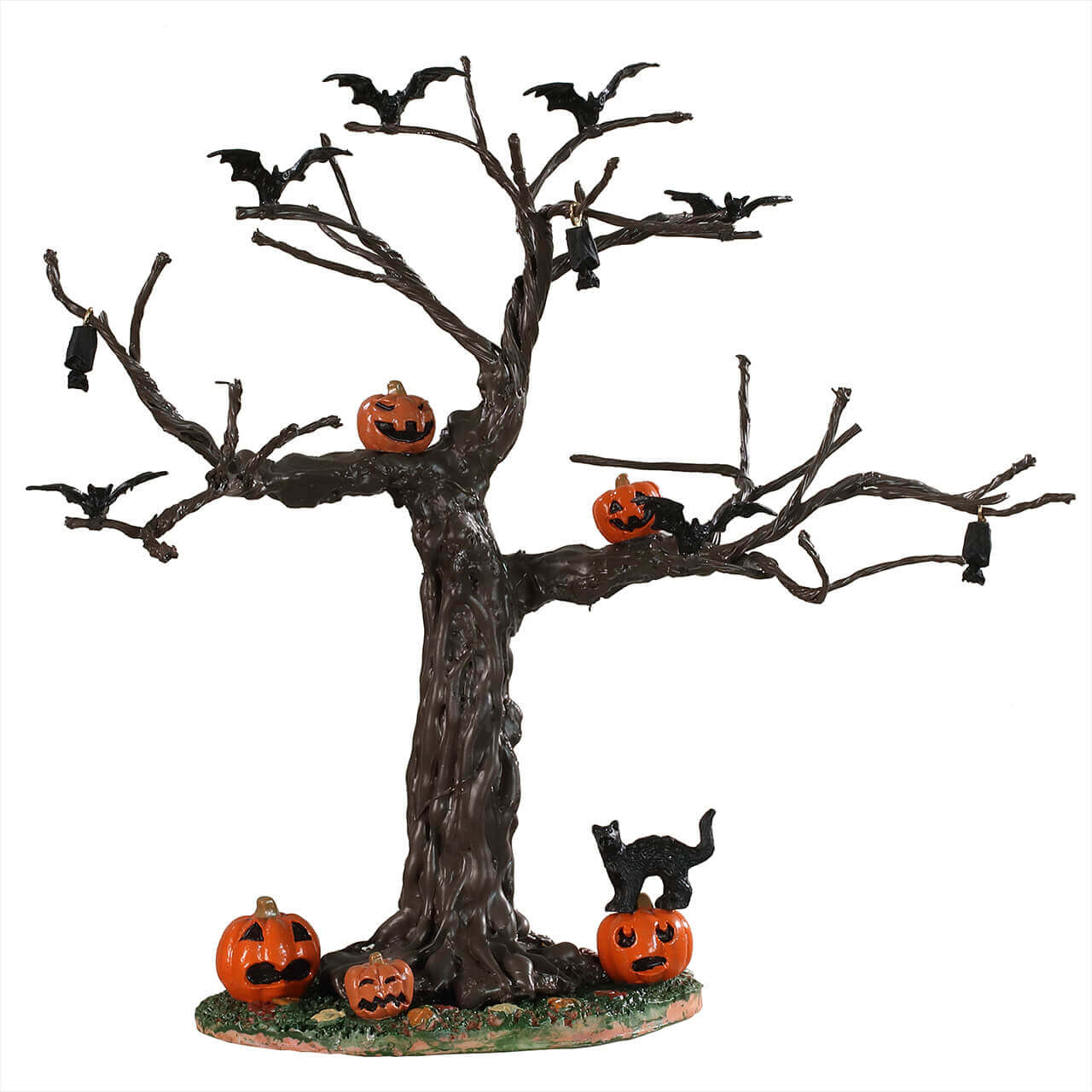 Lemax&#xAE; Spooky Town&#x2122; Halloween Village Accessory: Batty For Pumpkins Tree