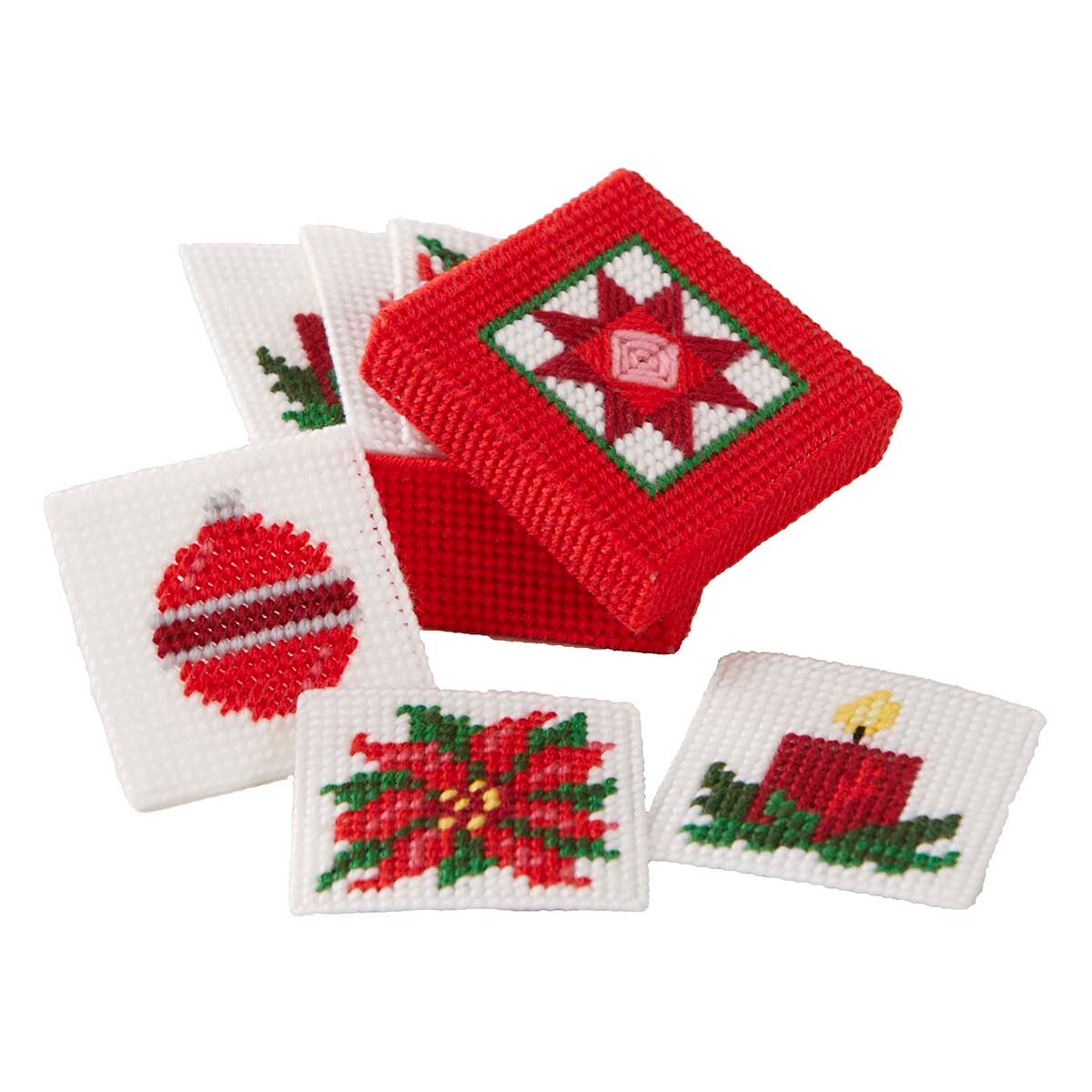 Herrschners Winter Welcome Coasters Plastic Canvas Kit Michaels