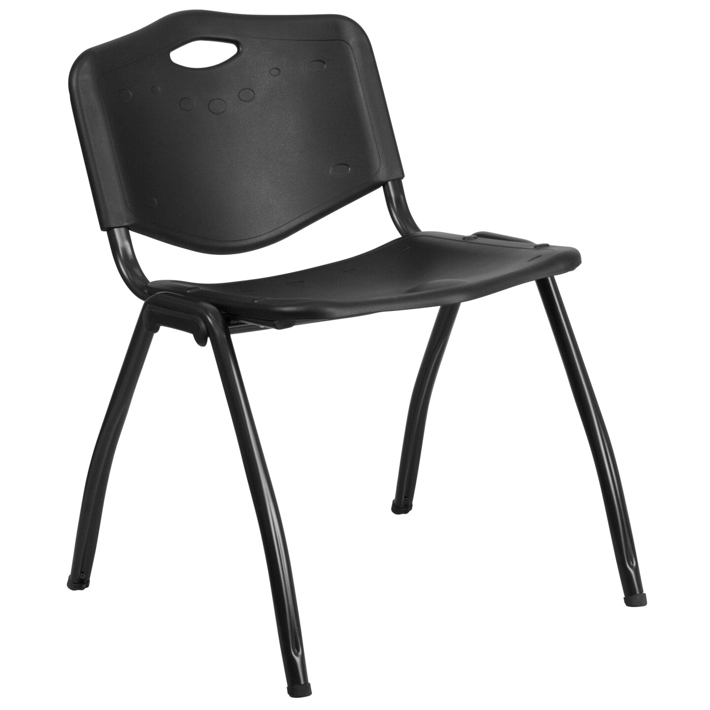 Emma and Oliver 880 lb. Capacity Plastic Stack Chair