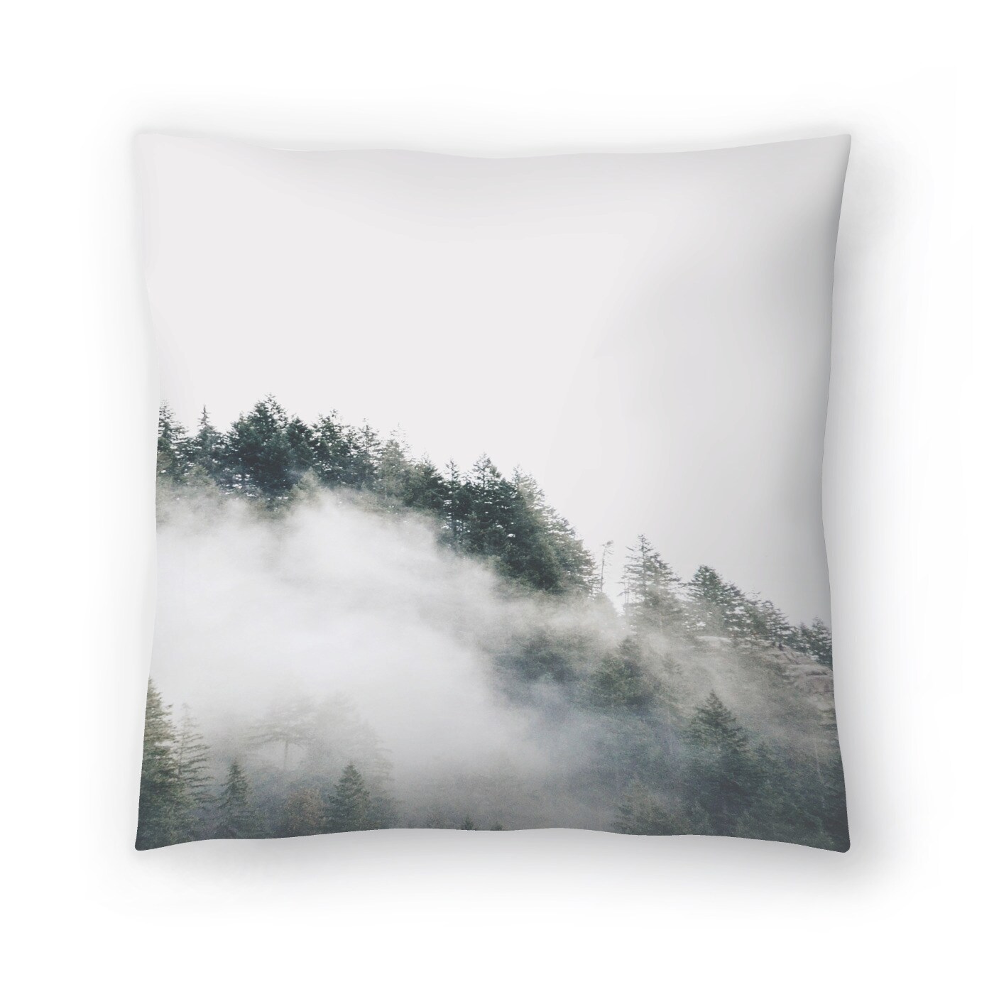 Mystery Woodland Photography Throw Pillow Americanflat Decorative Pillow