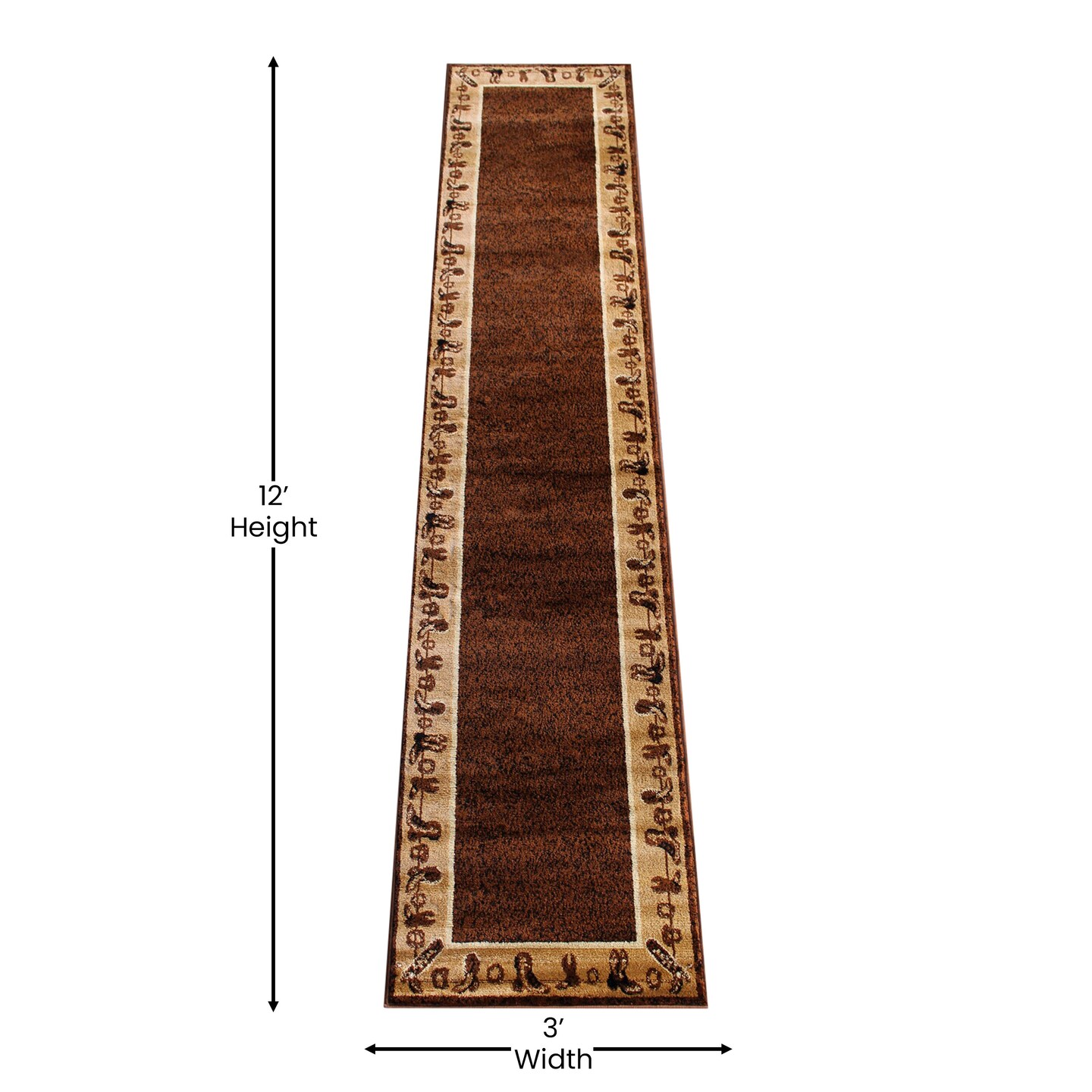 Masada Rugs Cowboy Boot Area Rug - Design L 375