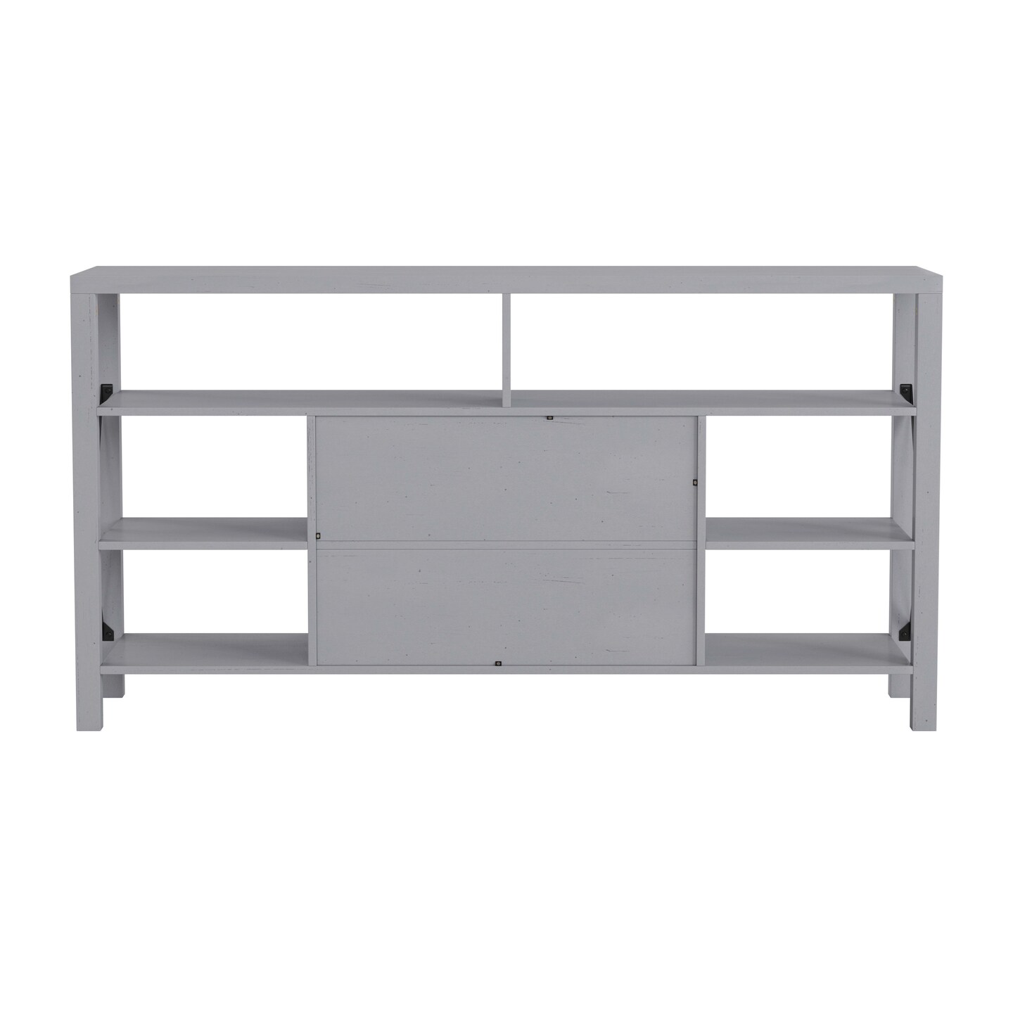 Merrick Lane Green River Media Console with Open and Closed Storage