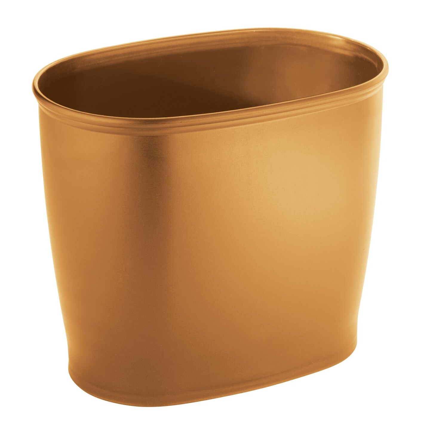 mDesign Small Plastic Oval Trash Can Garbage Wastebasket Michaels