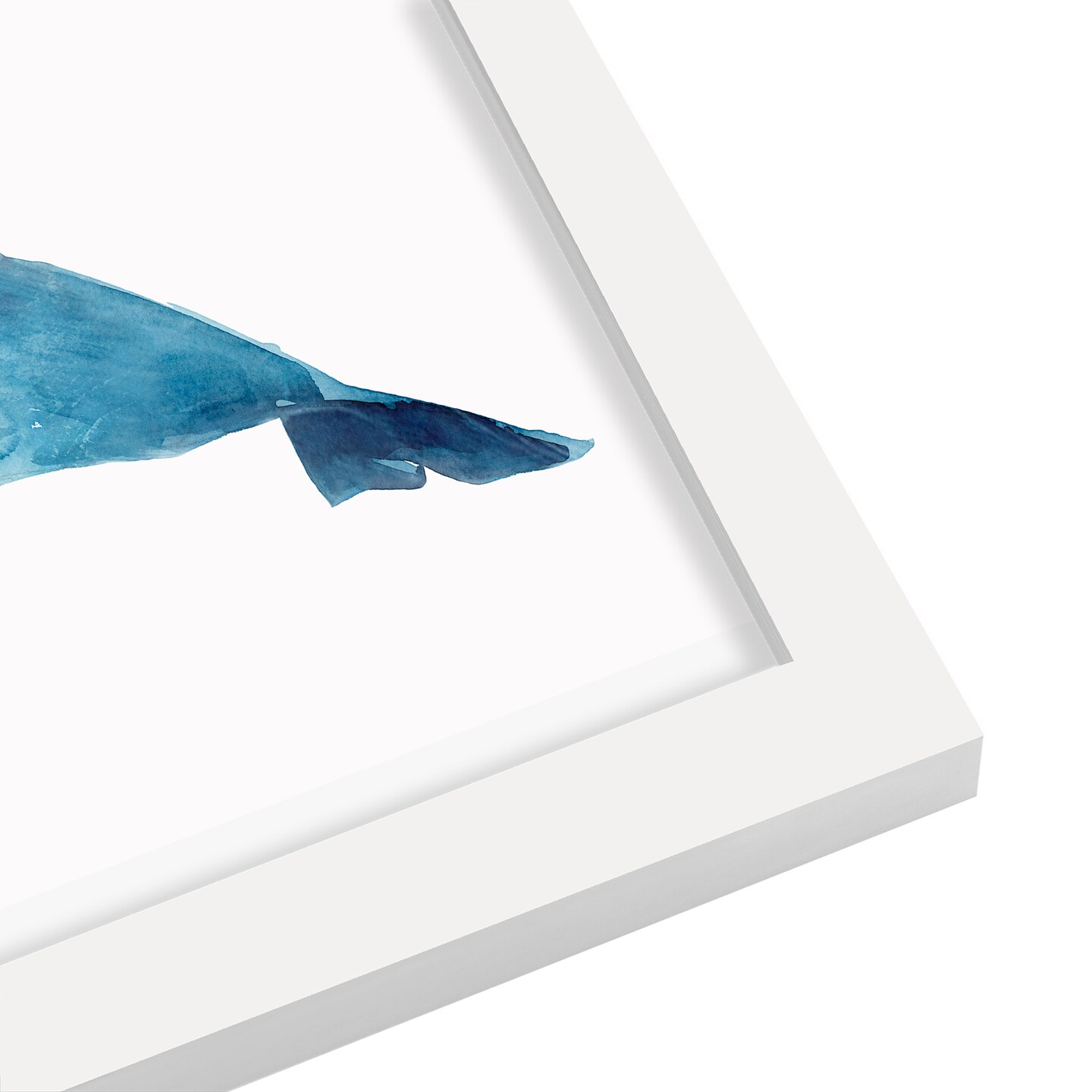 Whale by Pi Creative Art Frame  - Americanflat