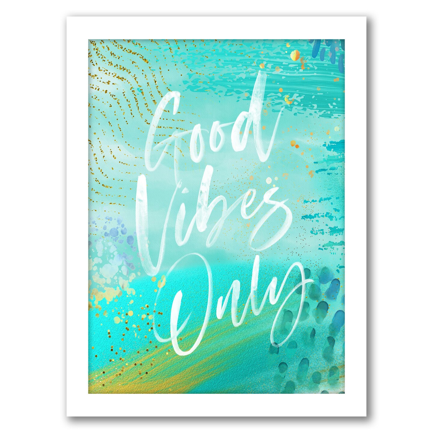 Good Vibes Only by Elena David Frame  - Americanflat