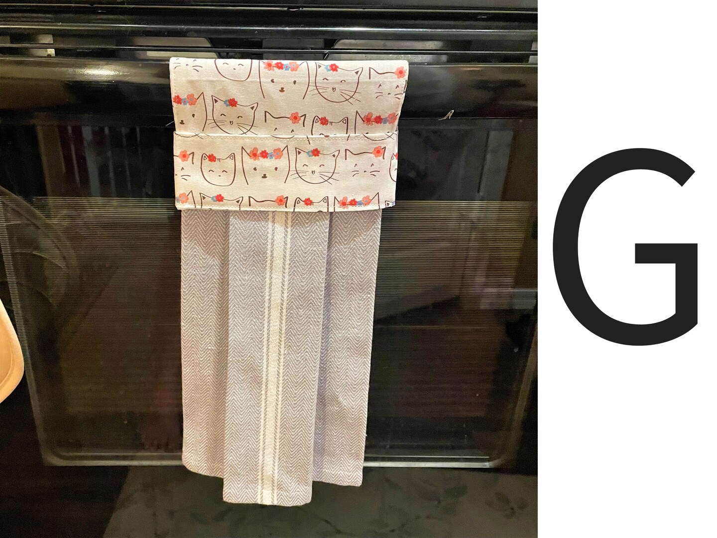 Handmade Kitchen Hanging Towel, Oven Hanging Towel, Oven Door
