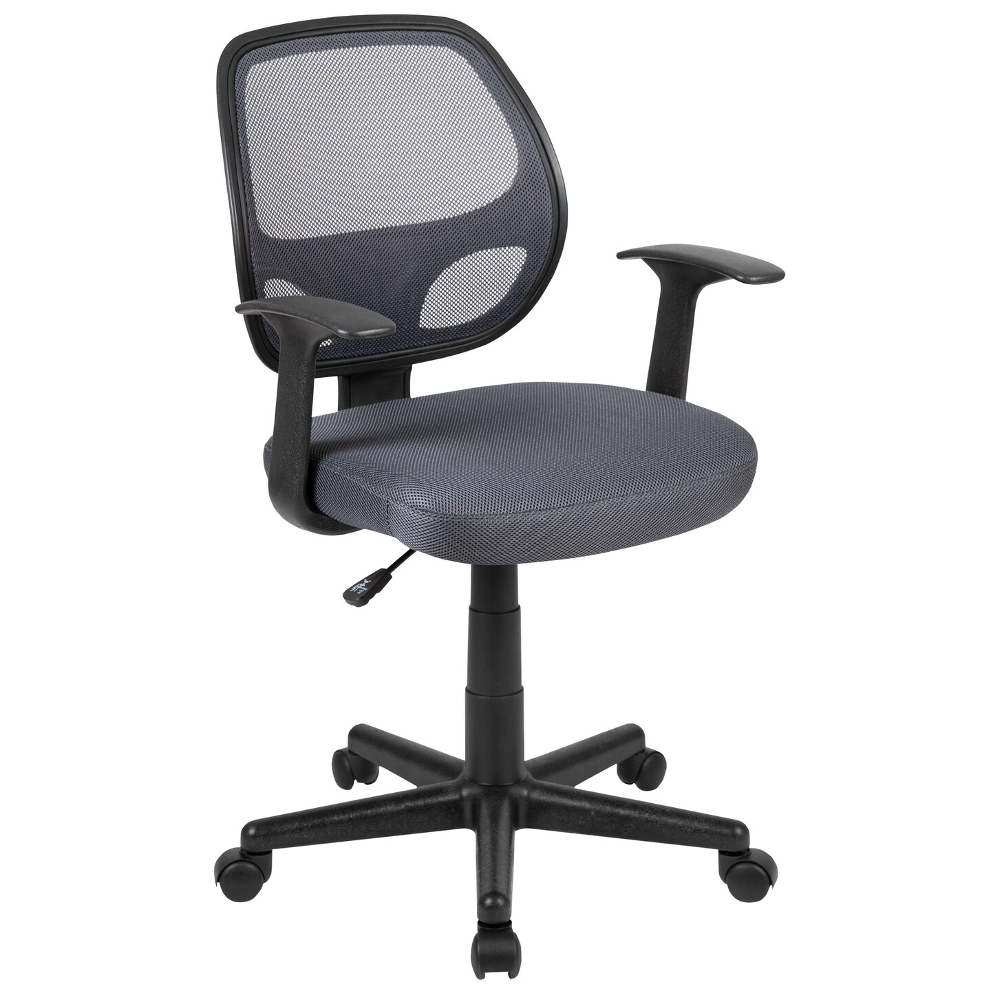 Emma and Oliver Mid-Back Mesh Swivel Ergonomic Task Office Chair - Arms
