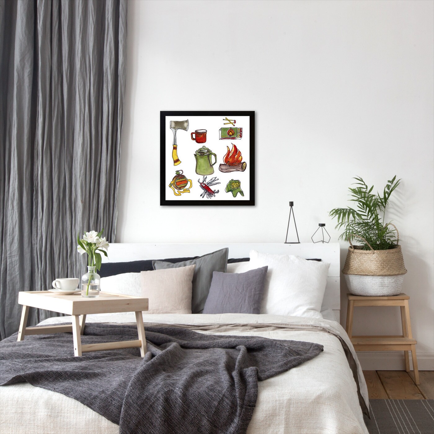 Camp Out IV by Paul McCreery by World Art Group Frame  - Americanflat