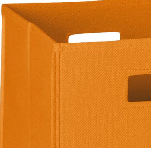 RiverRidge 2 Pc Folding Storage Bin Set, No Size, Orange, 2 Count