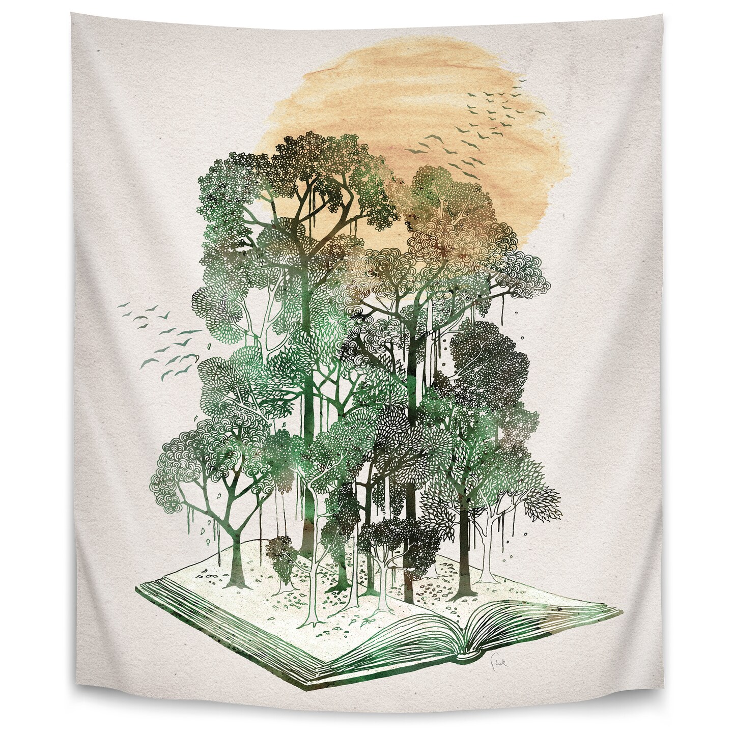 Jungle Book by David Fleck Wall Tapestry Americanflat Michaels