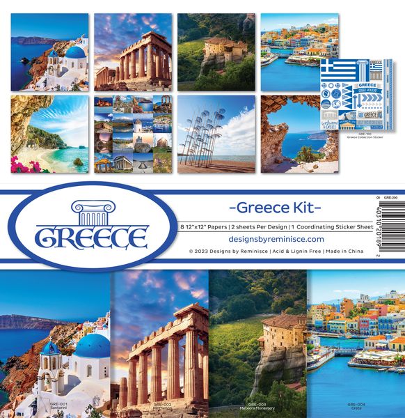 Reminisce Greece Collection Kit