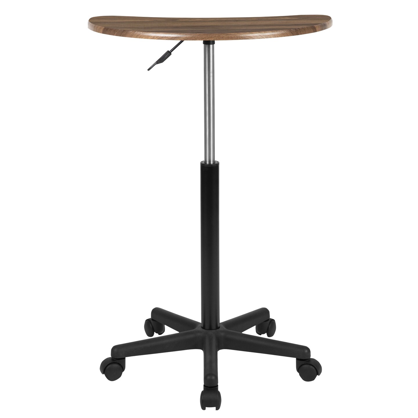 Emma and Oliver Sit to Stand Mobile Laptop Computer Desk - Portable Rolling Standing Desk
