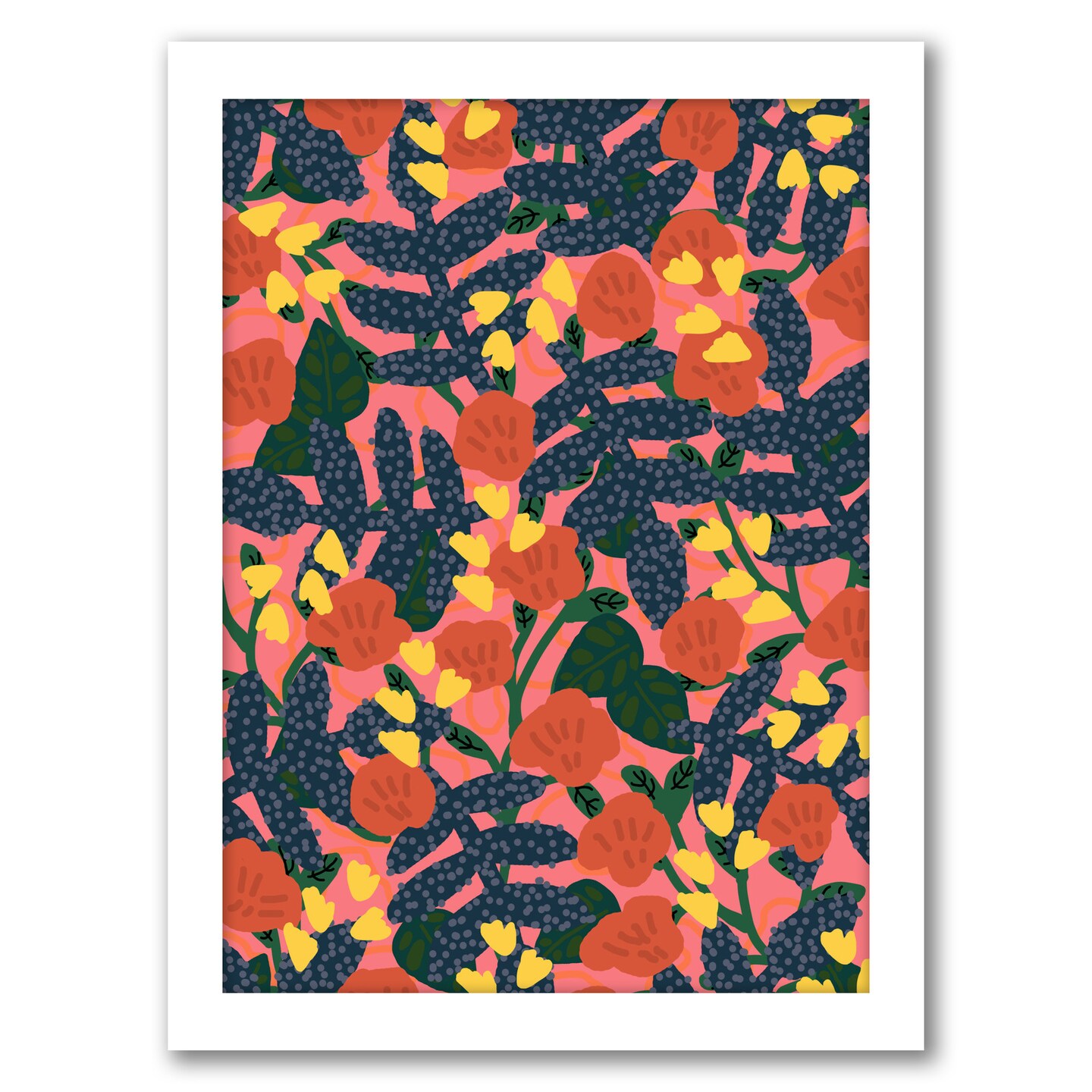 Polka Floral by Studio Grand-Pere Frame  - Americanflat
