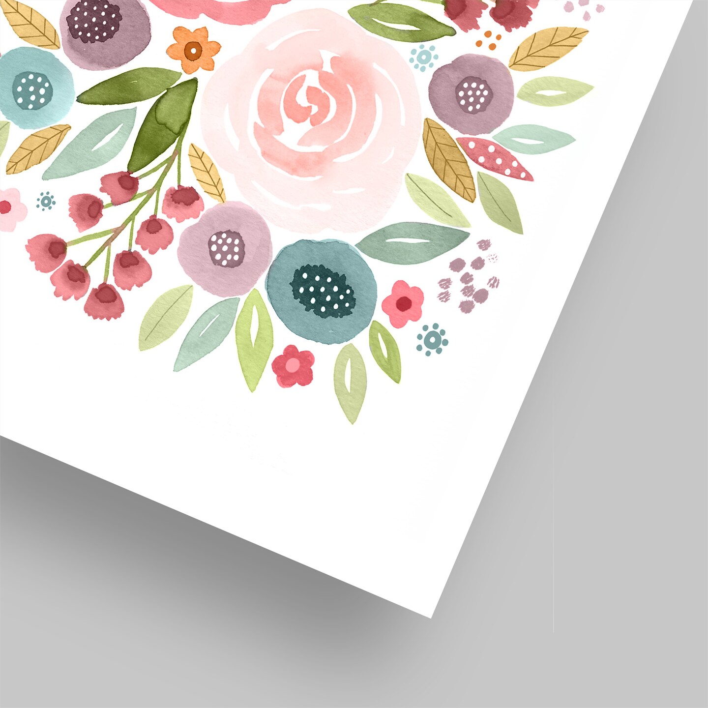 Watercolor Floral 9 by Lisa Nohren  Poster Art Print - Americanflat