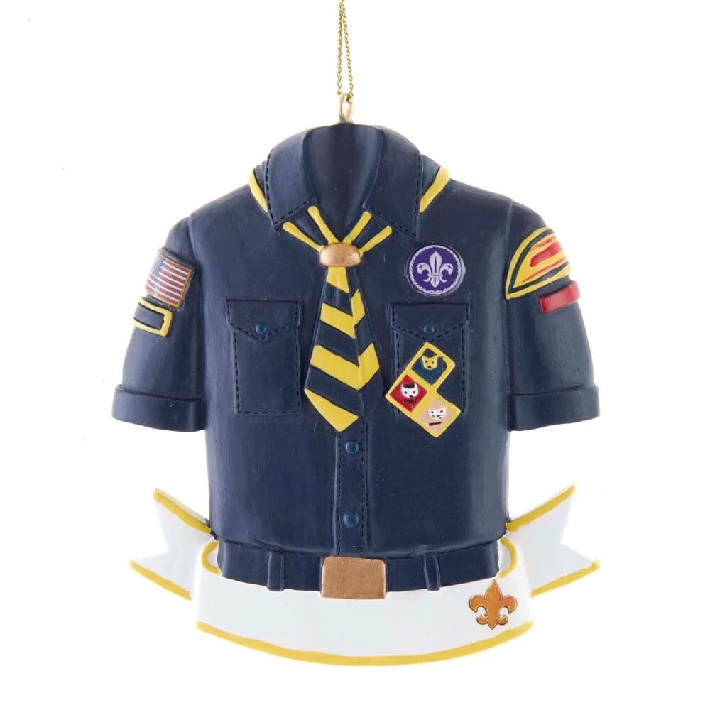 KSA Pack of 12 Blue Cub Scout Christmas Ornaments 3.75&#x22;