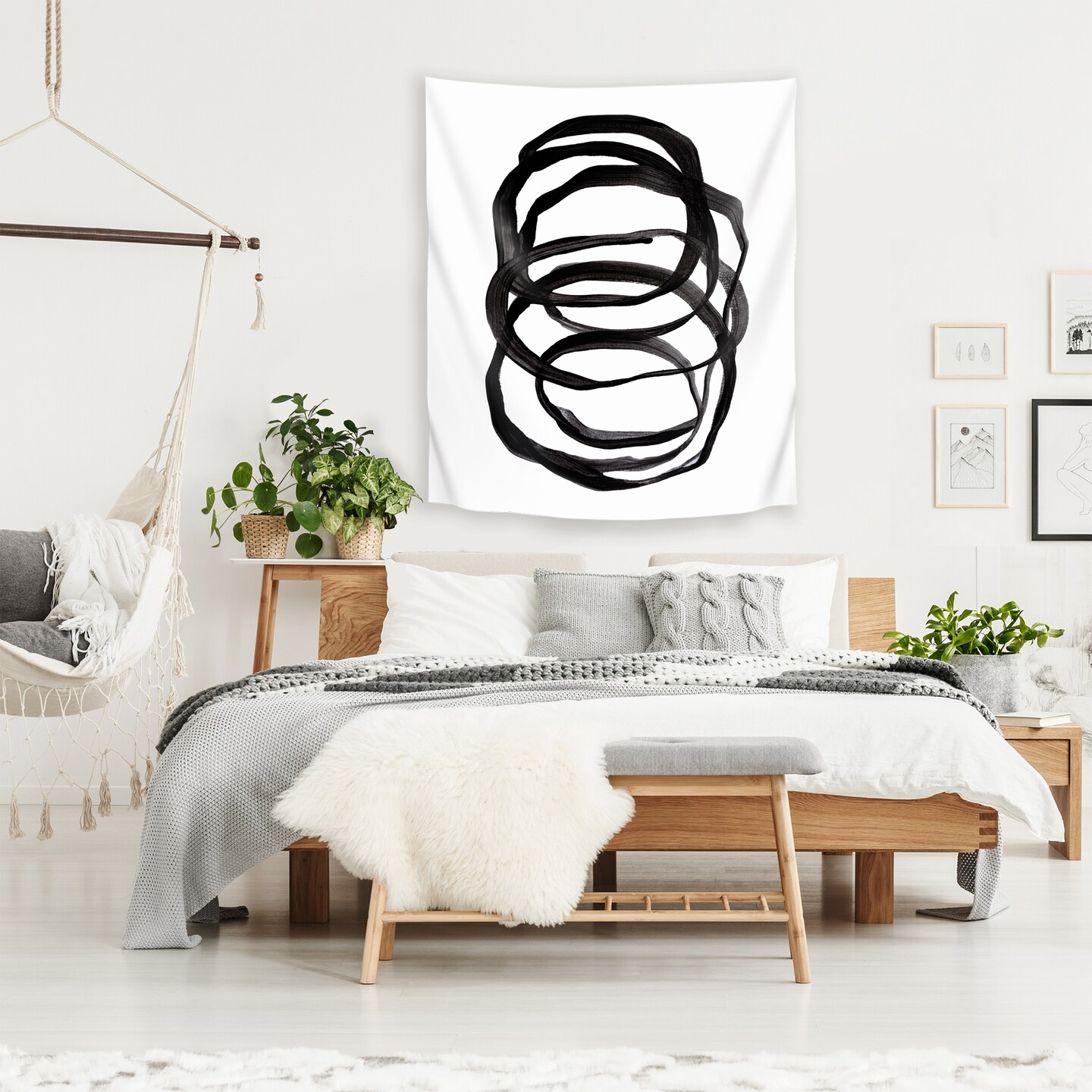 Circles by Sisi and Seb  Wall Tapestry - Americanflat