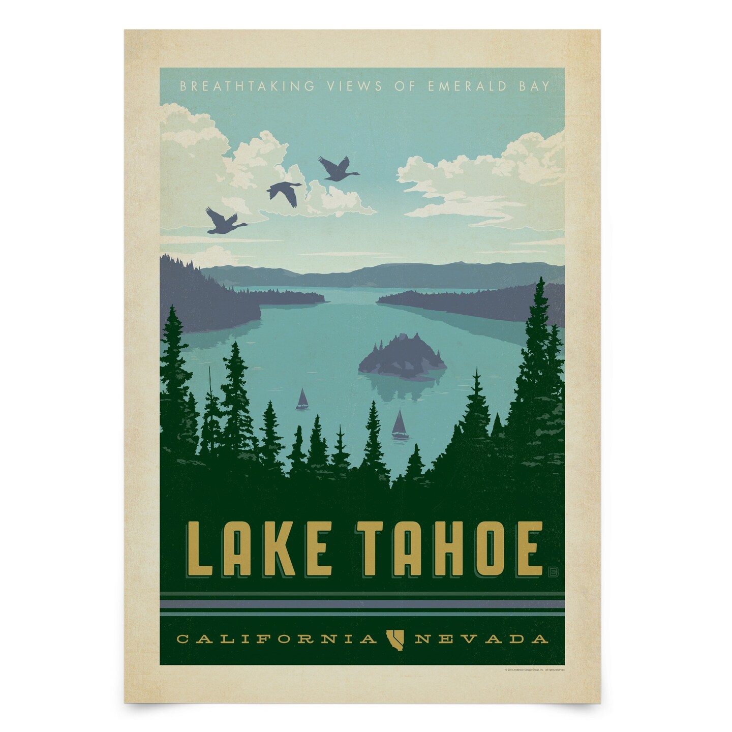 Asa Np Laketahoe by Anderson Design Group Poster Art Print  - Americanflat