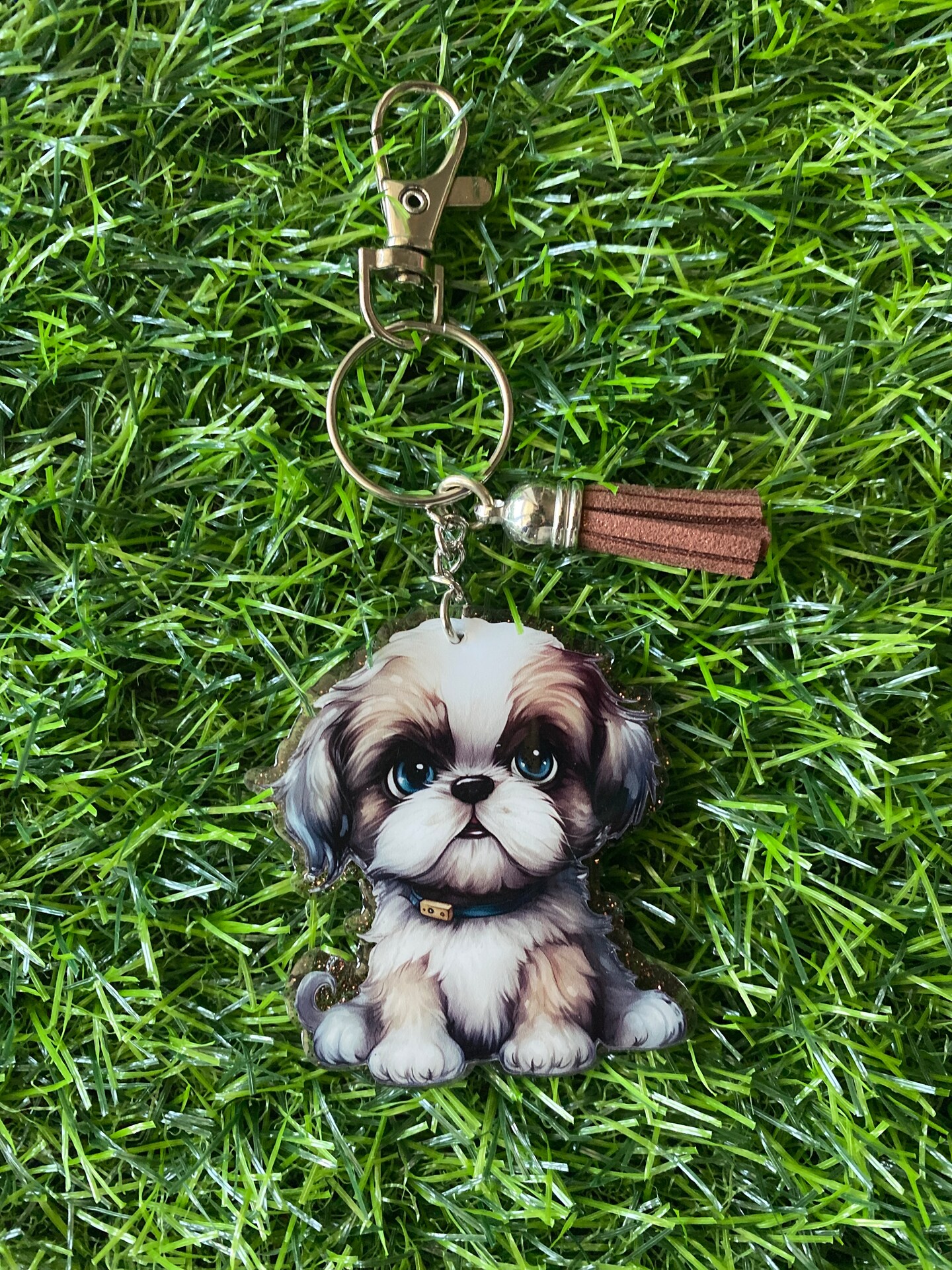 Shih tzu sale keychain