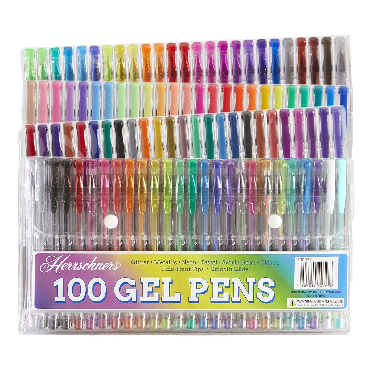 Herrschners  100-Piece Gel Pen Set Artist Tool