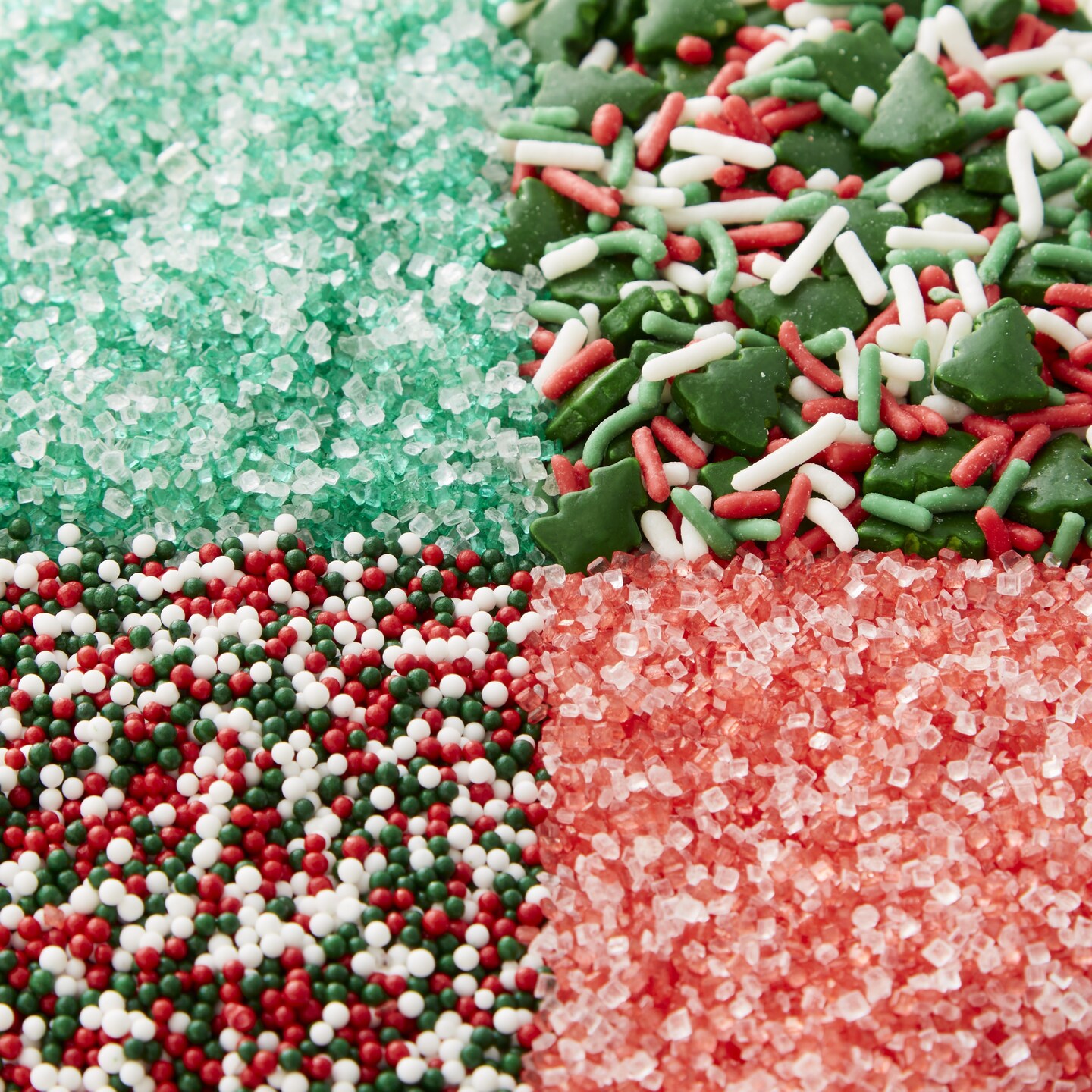 Wilton Mega Sprinkles Set 4/Pkg-Traditional Christmas