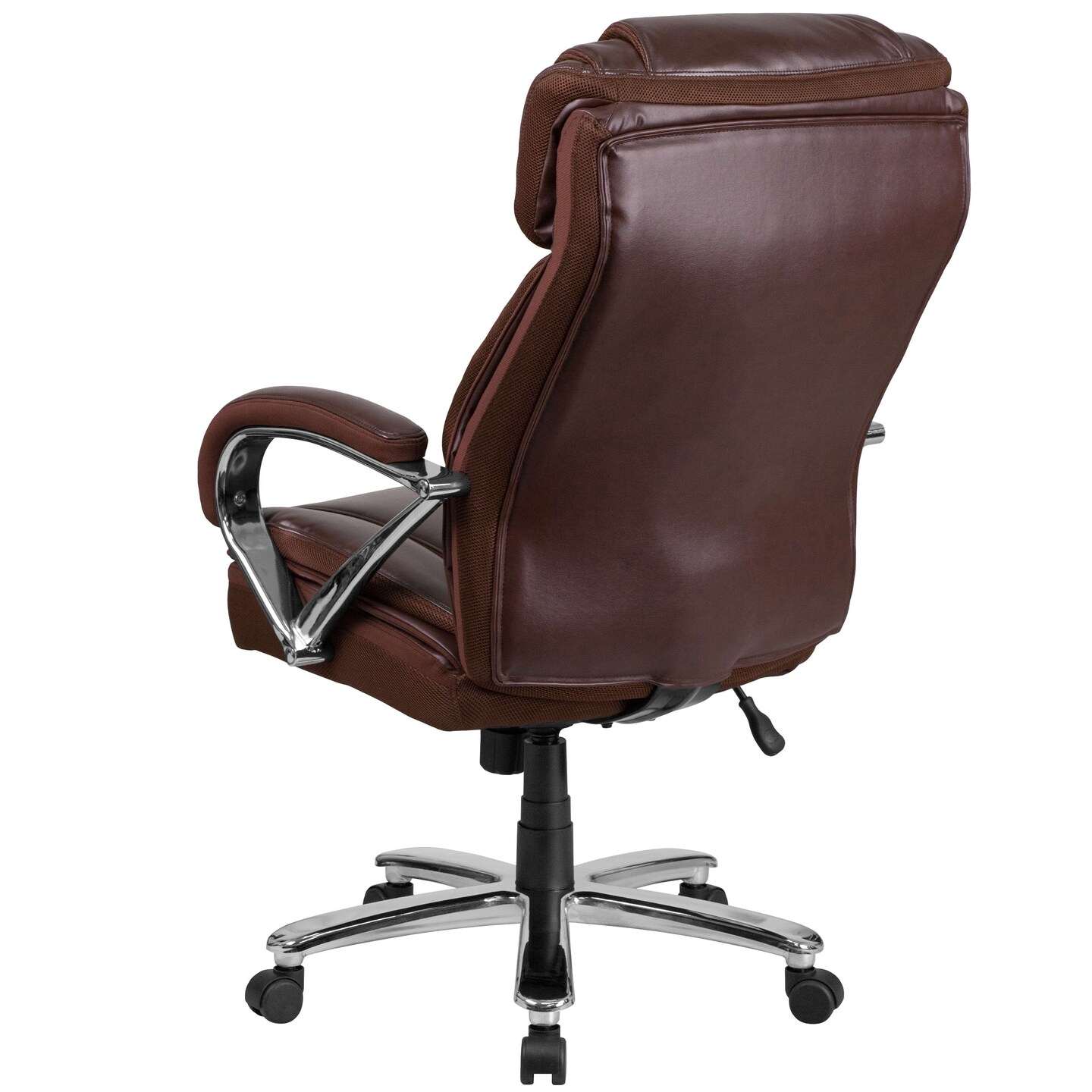 Emma and Oliver 500 lb. Big & Tall LeatherSoft Executive Ergonomic Office Chair with Wide Seat