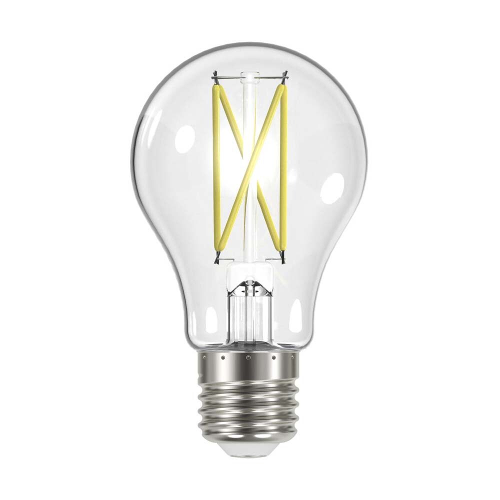Satco 8w LED Bulb A19 Clear Finish 3000K - 60w-equiv