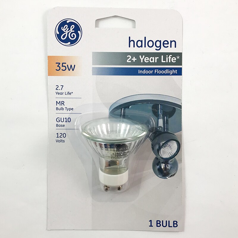 GE 35w 120v FMW MR16 GU10 Edison Quartzline Flood FL Halogen Light Bulb