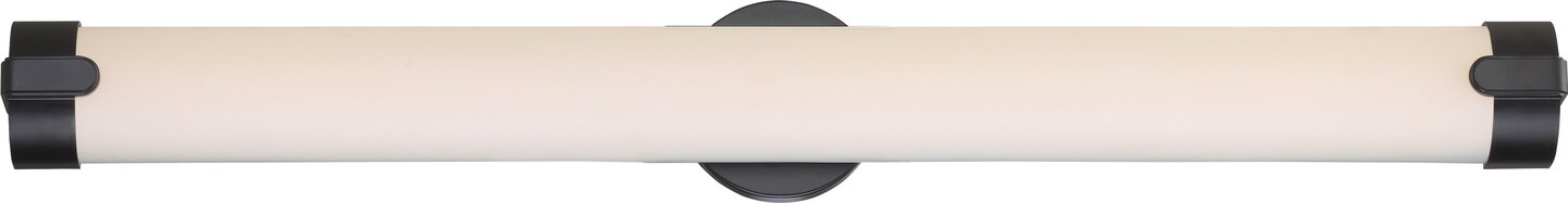 Nuvo Loop 1-Light 36&#x22; LED Wall Sconce Vanity Light in Aged Bronze Finish