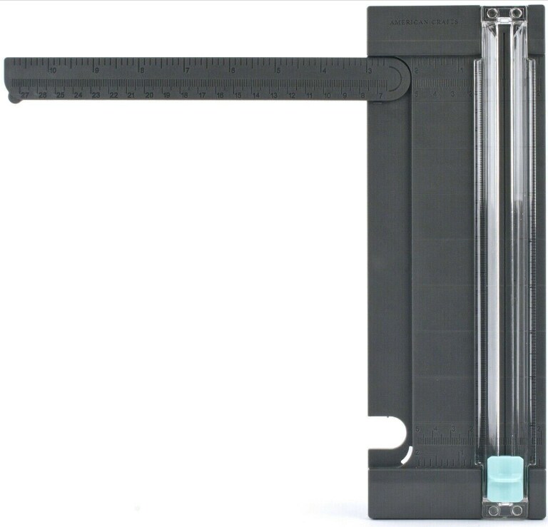 American Crafts Craft Blade Portable Paper Trimmer 9" - Aqua - (2 Pieces) 90702