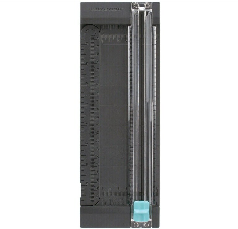 American Crafts Craft Blade Portable Paper Trimmer 9" - Aqua - (2 Pieces) 90702
