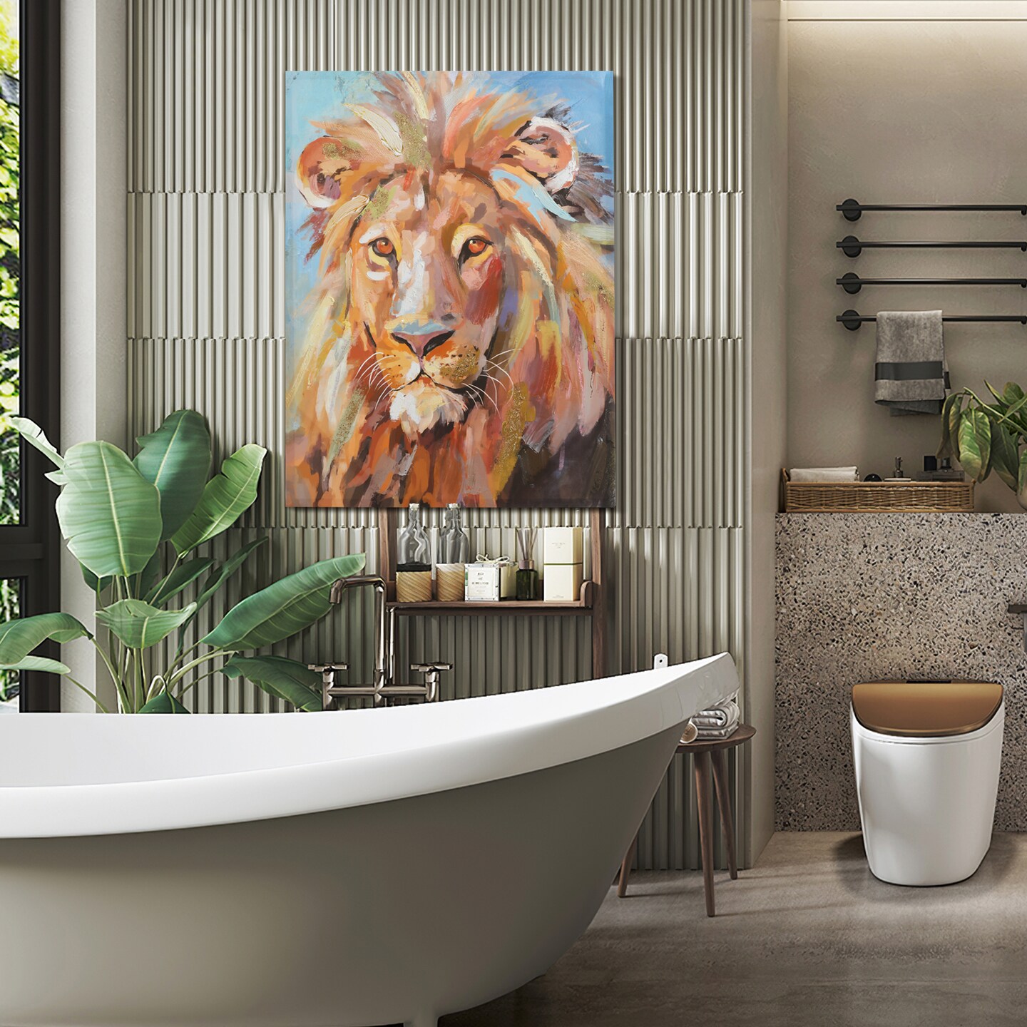 Animals Pictures Wall Decor Canvas Wall Art 3 Piece Framed Wall Art