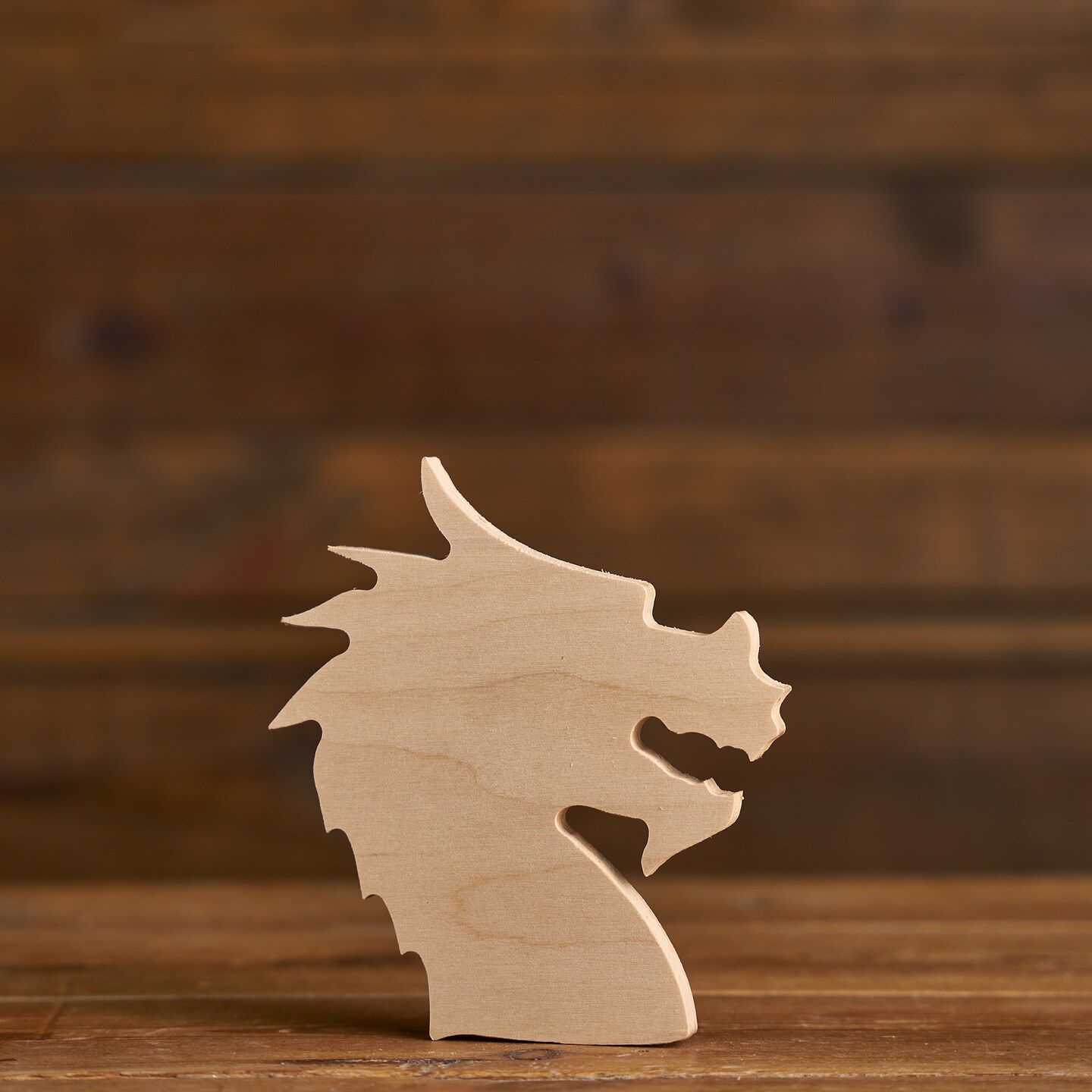 6 in. Unfinished Dragon Head
