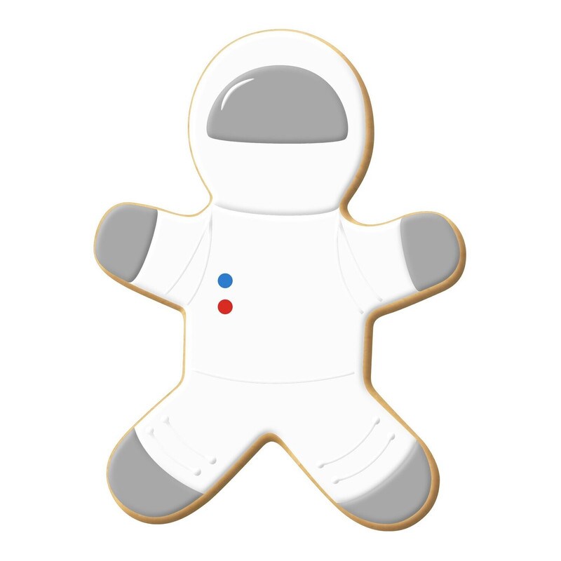 Gingerbread Man Cookie Cutter 3.5 in, CookieCutter.com, Tin Plated Steel, Handmade in the USA