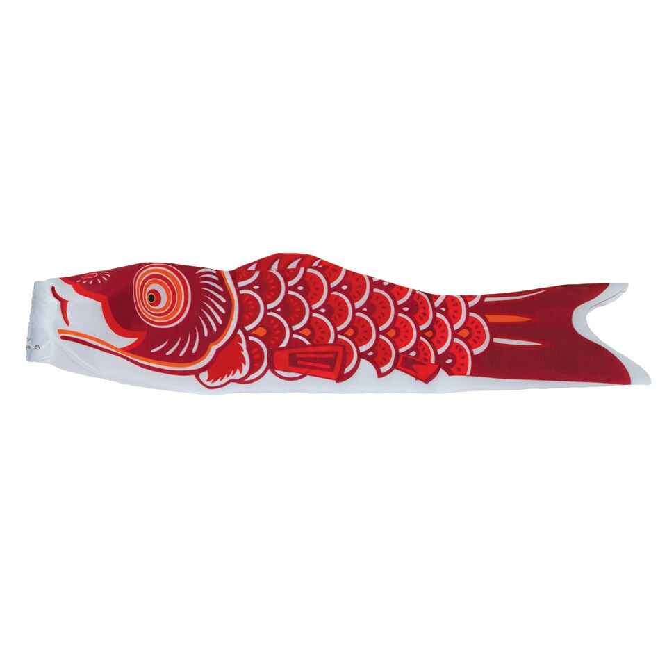 In the Breeze Koi Fish Windsock, 36-Inch, Red