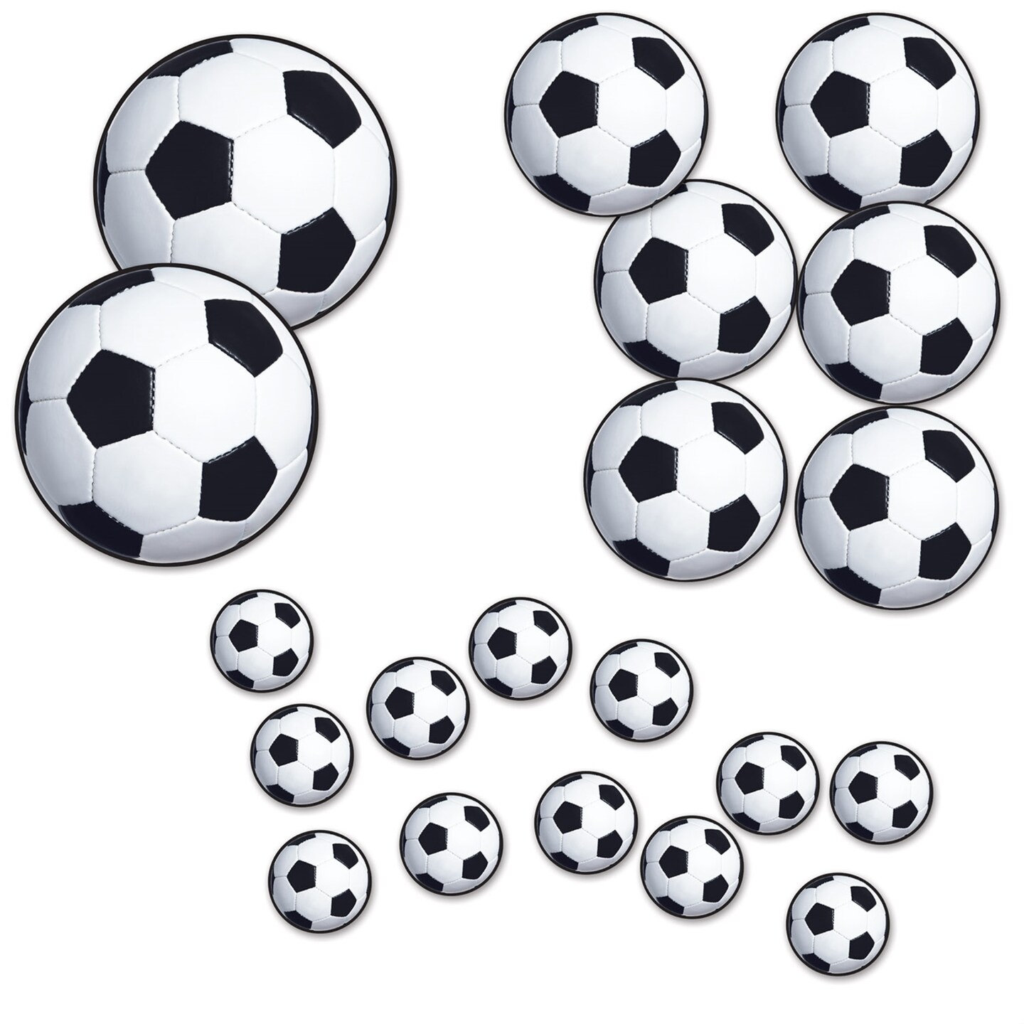 Soccer Ball Cutouts, (Pack Of 12)