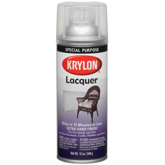 Krylon  12 oz Gloss Laquer Spray Paint, Clear
