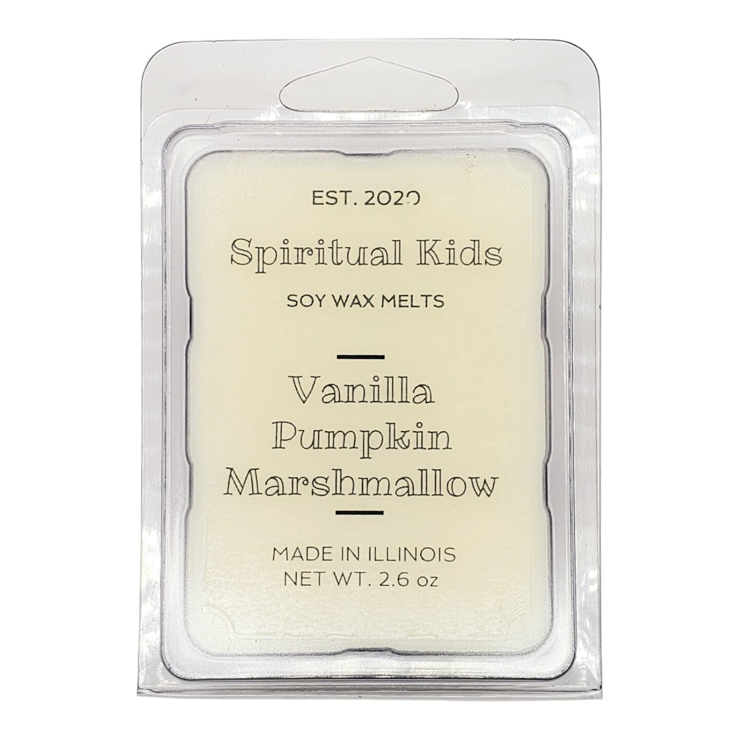 Vanilla Pumpkin Marshmallow Soy Wax Melts 2.6oz 1 Pack All Natural Soy Wax 6 Cubes Hand Poured with Fragrant/Essential Oils! | Food Scented Melts