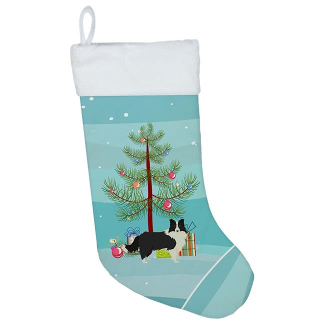 Carolines Treasures CK3522CS Border Collie Christmas Tree Christmas Stocking