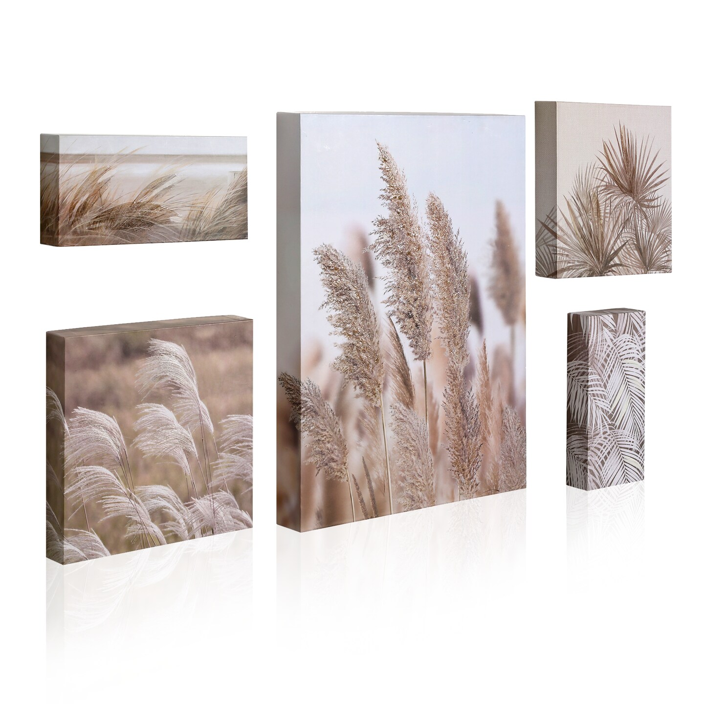 12&#x22;x15.9&#x22; Gallery Wall Decor Canvas Wall Art 5 Piece Framed Wall Art