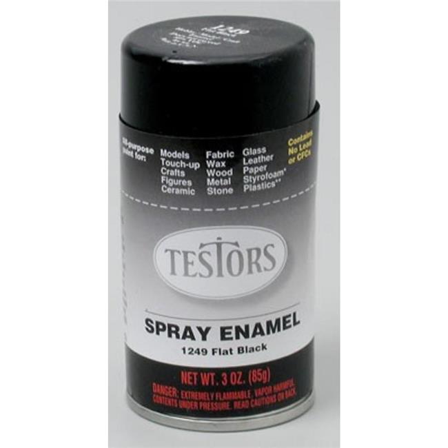 Testors TES1249T Flat Black Spray Enamel Michaels