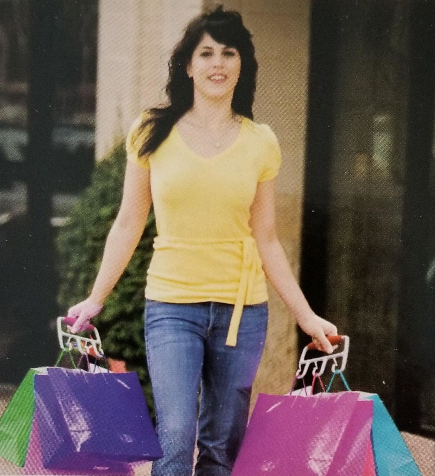 Handy Housewares Bag Helper Ergonomic Handle - Great for Carrying Groceries &#x26; Shopping Bags