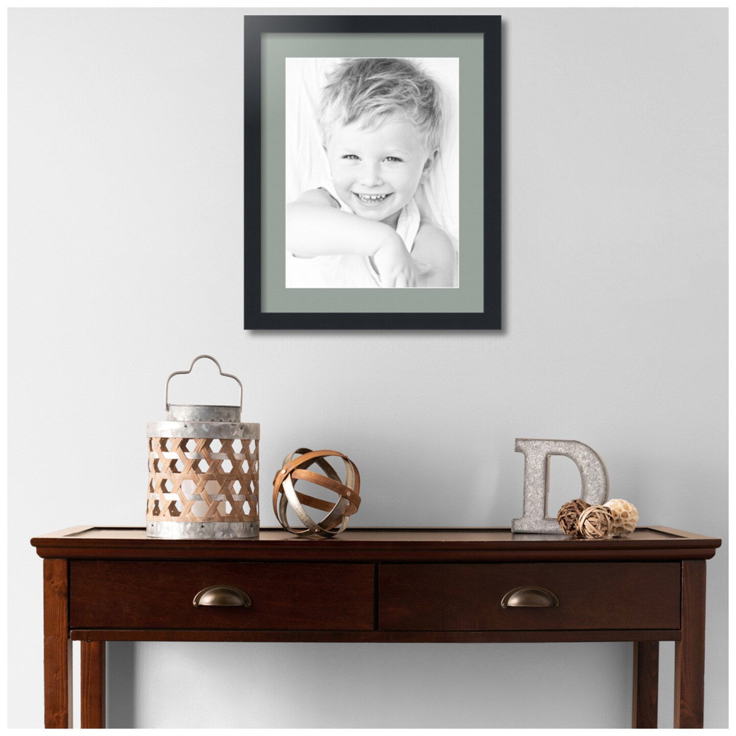 ArtToFrames 16x20" Matted Picture Frame with 12x16" Single Mat Photo Opening Framed in 1.25" Black and 2" Mat (FWM-3926-16x20)