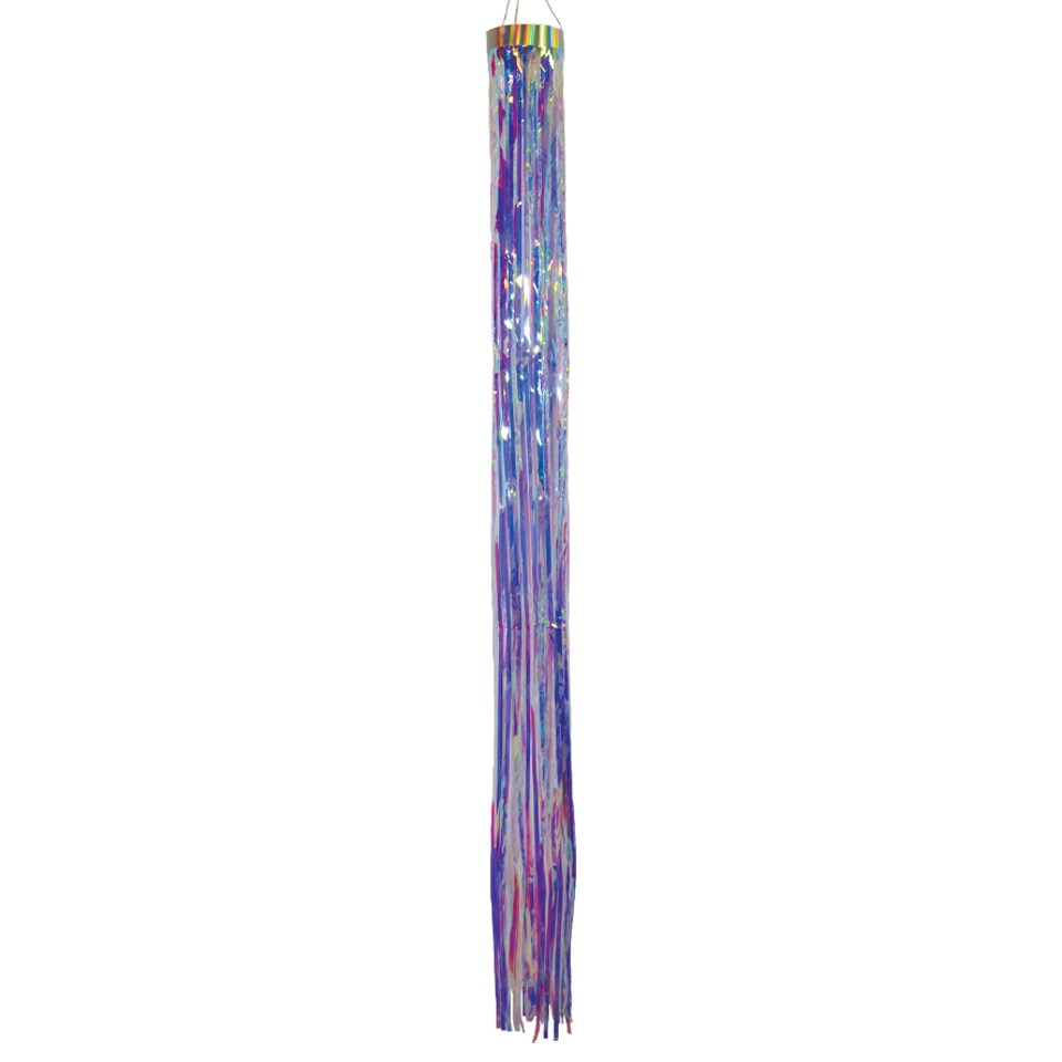 In the Breeze 9064 - 51 Inch Iridescent Holographic Windsock - Decorative and Humane Bird and Pest Deterrent