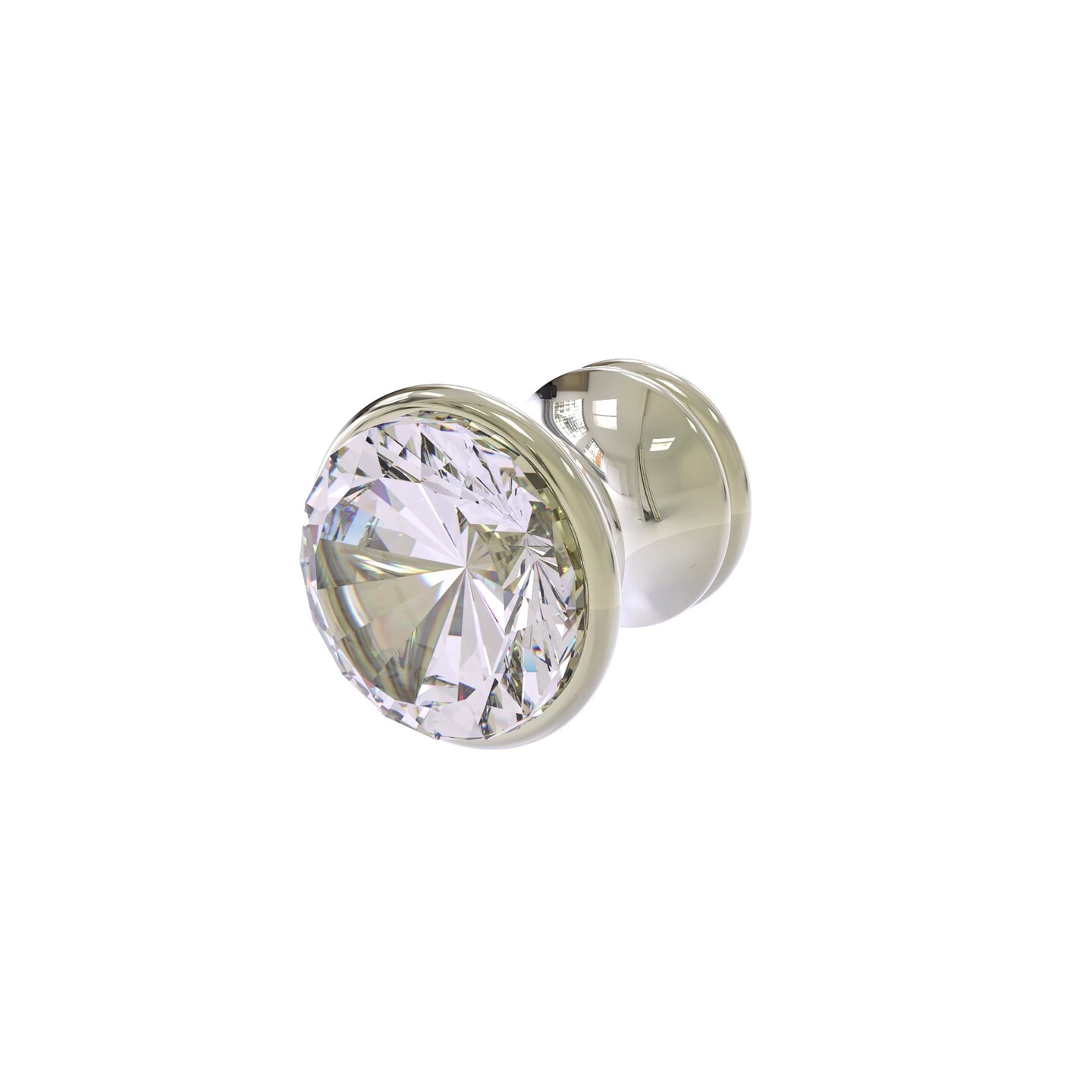 Carolina Crystal Collection Knob Polished Nickel Michaels