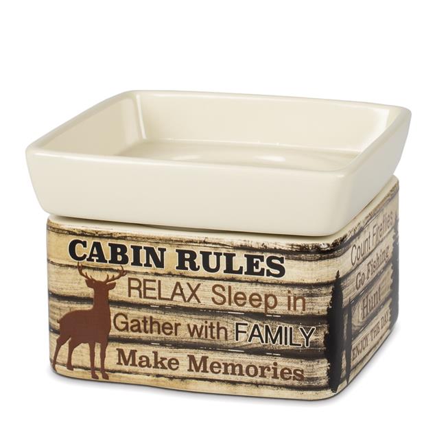 Dicksons  Cabin Rules Wax Oil Candle Scent Warmer