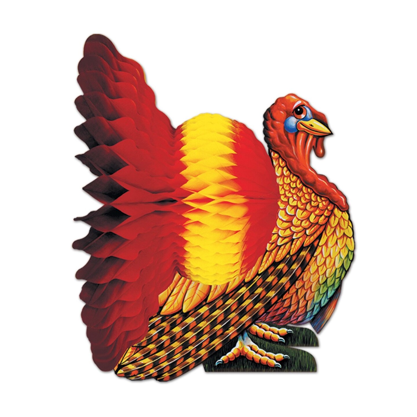 Tissue Turkey Centerpiece (Pack of 12) 9 Inches